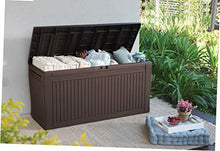 Keter - Comfy, Cassapanca per Esterni, Ideale per Tenere in Ordine, 270 l, 117 x 9 x 53 cm