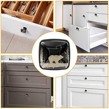 Orso luna Pomelli per Porta Set di 4 Pomelli per Mobili Manopole per Cassetti Cucina Armadio Vetro