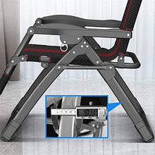 PAKUES-QO Reclinabile Mahanz Lettino Prendisole Sedie da Campeggio Lettino Pieghevole Sedia da Giardino Zero Gravity Oversize con Cuscino e Cuscino Imbottiti, Supporto reclinabile Regolabile 300 kg