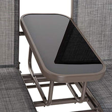 Outsunny – Dondolo da Giardino a Due Posti con Tavolino 81 × 147 × 100cm