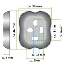 bremermann Bad Serie Lucente Portasciugamani 60 cm, in acciaio inox cromato lucido