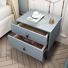 Comodino Comodino con Pannello a Base di Legno con Forte capacità di Cuscinetto per Camera da Letto, Studio, ECC. Bellissimo. Blu