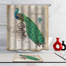 LIYAN Combinazione Bagno. Immagini Chiare E Colori Vivaci Rendono Il Tuo Bagno Pieno di Vita. Accessori da Bagno. Francobollo. Pavone.