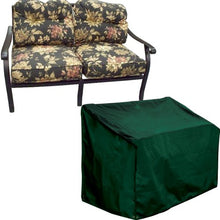 Bosmere Love Seat Cover, 64" Long x 34" Wide x 34" High at Back, Green
