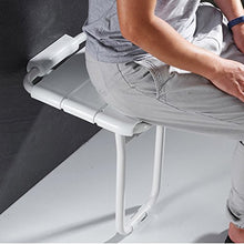 MGMDIAN Sgabello da Bagno Pieghevole per Il Bagno - con Sedile per Le Gambe Accessori da Bagno
