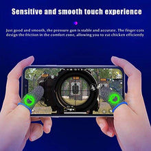 Congci 2 Pezzi Luminosi Controller di Gioco Mobile Tasche per Le Dita Guanti da Gioco per telefoni cellulari Touch Screen culle per Dita Gioco Dita Manica Antiscivolo