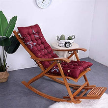 eewopjkj Cuscino per Lettino Prendisole Supporto per Schienale Alto Addensare Cuscino per Sedia Relax Extra-Large Cuscino reclinabile Cuscini per Sedia a Dondolo Cuscini da Giardino-burdy-a 48x120cm