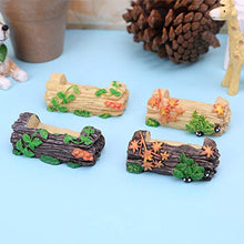Fugift - Panchina in miniatura in resina per piante da giardino