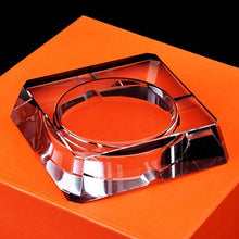 NIHAOA Accessori del Sigaro Holder Quattro sigari Cristallo Trasparente Cigar Ashtray