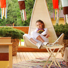Relaxdays Tavolino pieghevole, da salotto, giardino, in bambù, piccolo, forma rettangolare, HxLxP 52x40x31 cm, marrone