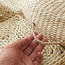 Bloomma Cuscino di Paglia, Cuscino da Terra Cuscino Rotondo per casa,Patio,Balcone,Cuscino da Tavolo