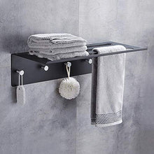 MGMDIAN Asciugamano in Alluminio for Il Bagno portasciugamani Bagno Semplice mensola Bagno Hardware Accessori for Il Bagno (Style : B)