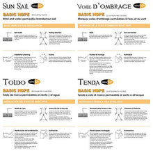 CelinaSun Tenda Parasole a Vela Giardino Balcone polietilene Basic HDPE Traspirante Triangolare 4x4x4 m Grigio Chiaro