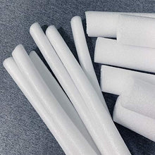 Deulxt EU - Bastoncini in schiuma per copridivano, per fissare i copridivano, con strisce elastiche e aste in schiuma antiscivolo, imbottitura (2,5 cm-10 pezzi)
