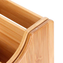 Fdit Organizer da scrivania, Organizer da scrivania Estensibile in bambù, Organizer da Tavolo, scaffale per Libri, scaffale per Libri, Supporto Fisso per Forniture per Ufficio