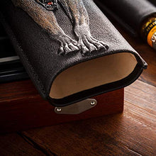 LSX Scatola di sigari Cigar Box, Sigaro Portable Set Cigar Set Idratante sigari Set 2 bastoni 3 bastoni Opzionale Nero OYO (Size : 17.5x9.4x3.5cm)