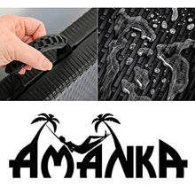 AMANKA - 2 panche da birra impermeabili, pieghevoli, 183 x 30 x 43 cm, effetto rattan, in plastica