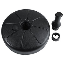 Base per ombrellone, base per ombrellone rotondo in plastica Supporto per bancone riciclabile, base per ombrellone