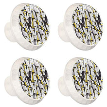 Maniglie per cassetti Manopole per cassetti Manopole rotonde Confezione da 4 per armadietto, cassetti, cassettiere, cassettiere ecc - Immagine Many EmperPenguin