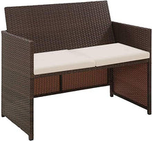 Set da giardino Mobili da giardino, copertura per la sedia per il tempo libero, set da giardino Mobili da giardino, moda integrata e funzione,Brown