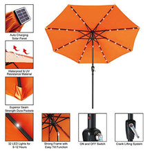 Abccanopy 23 colori + 2,7 m Market Umbrella replacement Canopy 8 nervature, 1# Orange