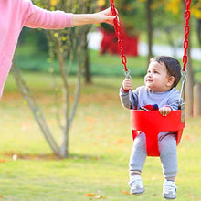 Sedile da Altalena a Secchio Pieno con Schienale Alto, Sedia da Altalena per Bambini Heavy-Duty con Catene rivestite Completamente assemblata A ++ (Colore: Giallo)
