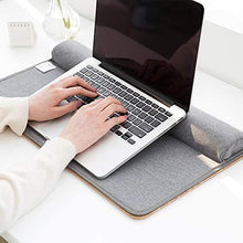 ergomi, Lapdesk per la casa, l'ufficio con morbido cuscino, bifacciale, ideale per l'utilizzo di laptop, grande, legno. - Arredi Casa