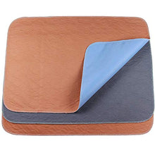 JoyDaog - Cuscinetti lavabili per animali domestici, per cani di piccola taglia, 3 pezzi, impermeabili, per addestramento cuccioli, 2 marrone e 1 grigio, 90 x 60 cm