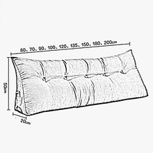 Xufei Testiera Cuscini Cuscino Comodini in Tessuto Triangular Soft Case Bed Wedge Large Back Cuscini Camera da Letto Divano Simple Fashion, 5 Colori, 9 Dimensioni