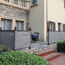 Balcone Protezione Copertura per Balcone Rete da Recinzione Materiale HDPE Idrofobo Fornisce Protezione per La Vista, Il Vento E I Raggi UV Adatto per Aree Piscina E Giardini