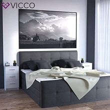 Vicco comodino cassettiera 66 cm armadietto camera da letto Bianco