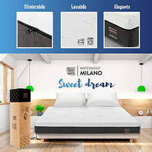 OnNuvo Materasso New GEL MEMORY FOAM Alta Densità 60-65 kg/m3, LATTICE BAMBOO NATURALE 70-75 kg/m3, MICRO MOLLE INDIPENDENTI, 7 Zone, h 25 cm, Antidecubito Ortopedico Sfoderabile (160x190x25) Milano