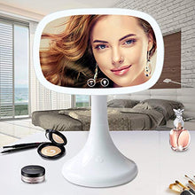 Specchio per Trucco A LED con Touch Screen, Specchio da Regalo Illuminato da Tavolo da Trucco Illuminato con Specchi Ingrandenti 10x