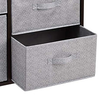 Amazon Basics - Cassettiera, per l’armadio, 5 cassetti in tessuto, colore: bronzo