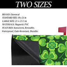 Clovers Shamrocks Happy St Patrick's Day Copre postali magnetico grande cassetta postale Wrap Garden Yard Home Decor Oversize 64,8 x 53,3 cm