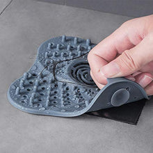 Huante - Set di 2 tappi per lavabo da cucina per la casa, per lavabo, per lavabo e lavabo, colore bianco e nero