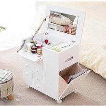YaGFeng Dressing Table Rotolando Una Pluralità di Negozio Cassetti Camera da Letto Contatori Trucco può Essere Usato Come Uno Specchio da Tavolo per Camera Trucco Gioielleria Bagagli