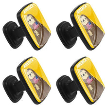 Bradipo del fumetto benvenuto in america Pomelli per Porta Set di 4 Pomelli per Mobili Manopole per Cassetti Cucina Armadio Vetro