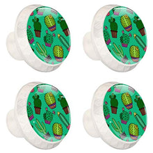 Maniglie per cassetti Manopole per cassetti Manopole rotonde Confezione da 4 per armadietto, cassetti, cassettiere, cassettiere ecc. Pianta Con Il Fiore