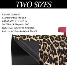 Leopardo stampa casella postale copre magnetico giardino giardino giardino casa decorazione dimensioni standard 53,3 cm x 45,7 cm