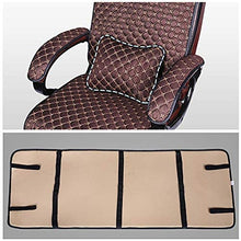eewopjkj Cuscini per Sedia da Ufficio Cuscini Cuscino per Sedia Monopezzo Cuscino per Sedia a Dondolo Cuscino per seggiolino Auto per Ufficio Poltrona da Giardino Ufficio-Nero-a 50x120cm