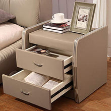 XiuHUa Comodino-Moderno Comodino assemblato Comodino Semplice Bianco Nordico armadietto in Pelle armadietto di stoccaggio mobili Mobili da Camera da Letto (Color : A)