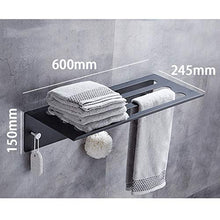MGMDIAN Asciugamano in Alluminio for Il Bagno portasciugamani Bagno Semplice mensola Bagno Hardware Accessori for Il Bagno (Style : B)