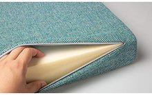Waigg Kii - Cuscino per panca a 2 3 posti, 3/5 cm, per interni ed esterni, 100/120 cm, lunghezza per panca da pranzo (marrone scuro, 80 x 35 x 3 cm)