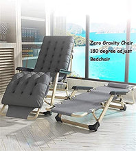 Lettini prendisole Reclinabili, Reclinabile Leggero oversize XL Sedia reclinabile Zero Gravity Chair, Pieghevole e reclinabile Lettino prendisole con cuscino per la testa Sedie a sdraio Relaxer con cu