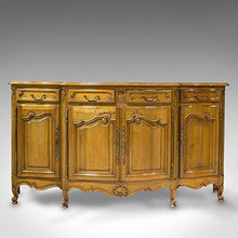 Cassettiera vintage con fiocco, francese, noce, provinciale, credenza, circa 1930