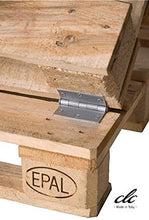 clc Divano divanetto 2 posti in Pallet EPAL per Interno, Interni -Made in Italy- Legno, 120x80x78