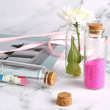 4 barattoli da 40 ml con coperchi in sughero, bottiglie per liquidi, piccoli barattoli artigianali.