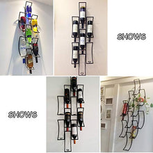 Scaffale appeso calice rack vino rack montato a parete vino rack
