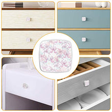 Ibisco e fenicottero 4 PCS Pomelli per Porta, Pomolo per Mobile, Pomelli per Mobili con Viti, Maniglia per Armadietto, Pomelli per Porta, Pomelli per Cassetti per Porta, Armadio, Cassetto e Credenza